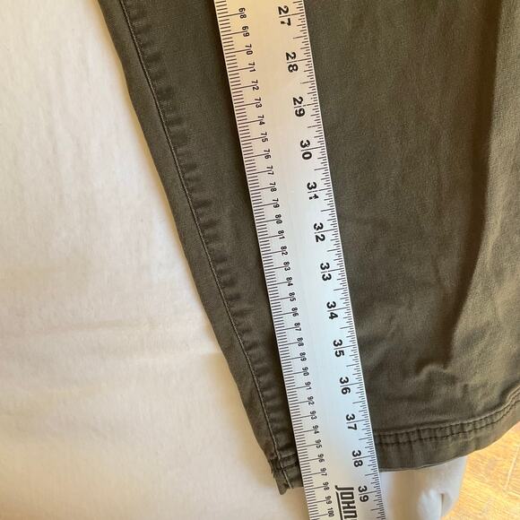 G.H. Bass & Co. Men Canvas Work Pants Size 42x30 Taupe Brown Utility Straight - Picture 3 of 13